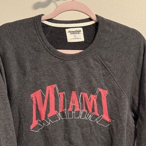 Homefield Apparel Miami Gray Sweatshirt